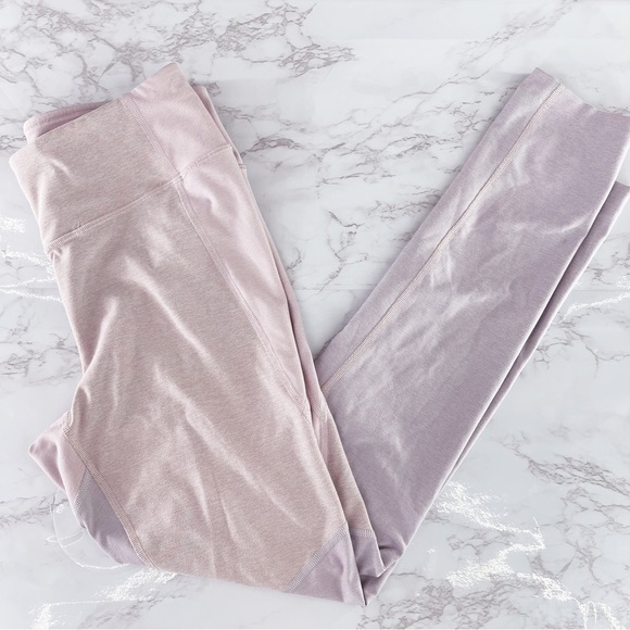 Outdoor Voices Outdoor Voices 7/8 Tri Tone Leggings Pink Space Dye High Rise Med - Picture 2 of 3